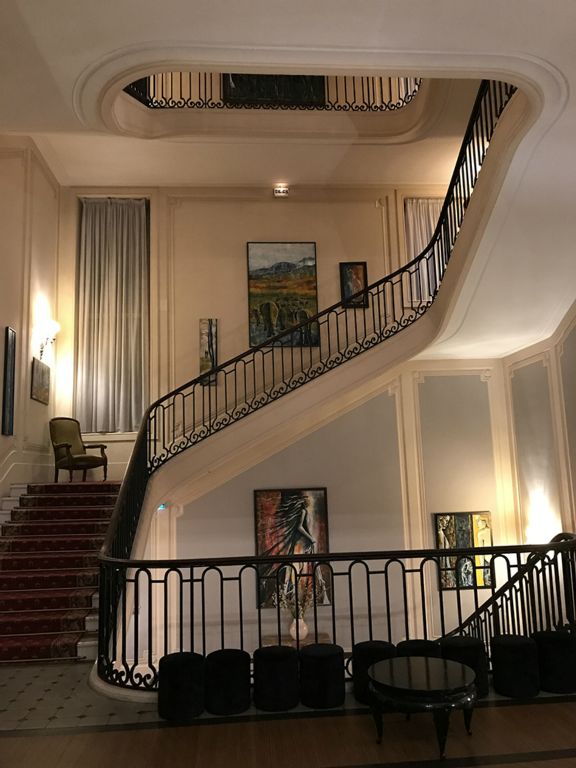Staircase in Hotel Cosmos, Contrexéville